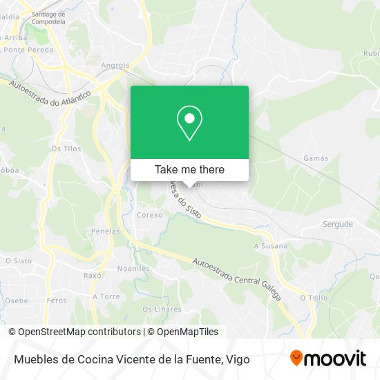 Muebles de Cocina Vicente de la Fuente map