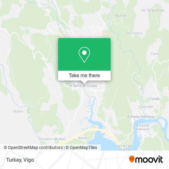 mapa Turkey