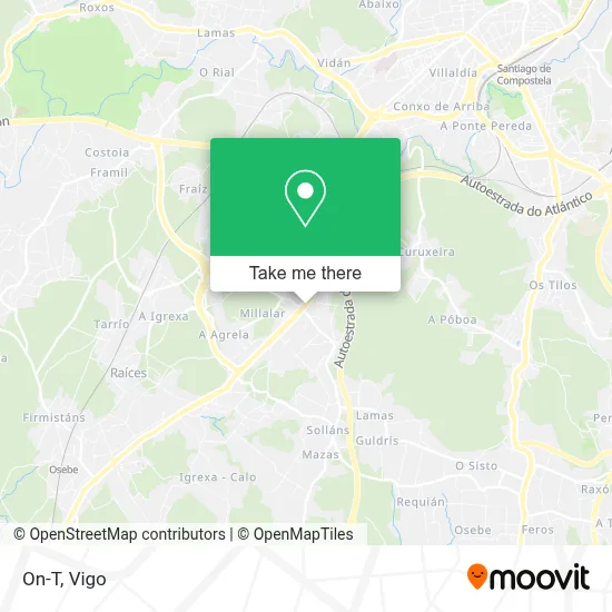 On-T map