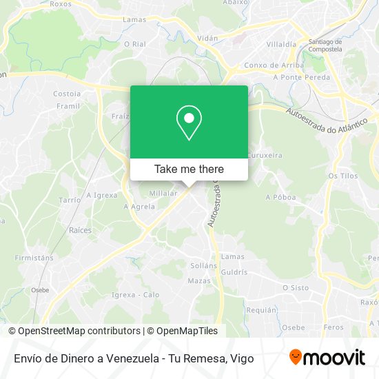 mapa Envío de Dinero a Venezuela - Tu Remesa