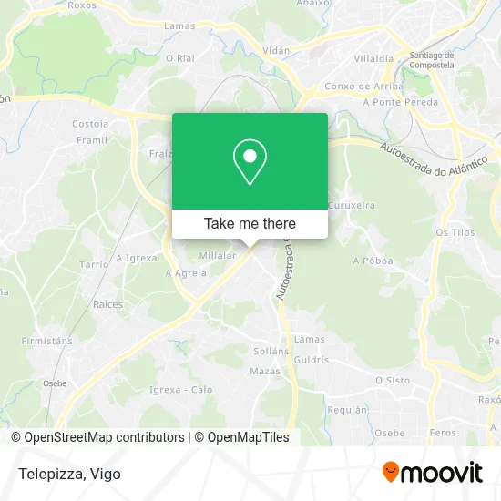 Telepizza map