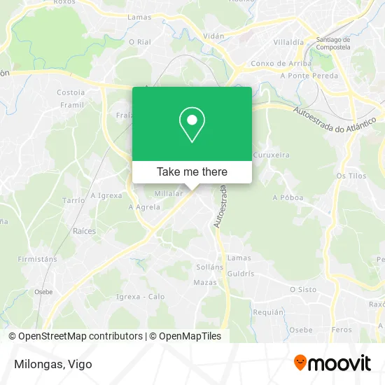 Milongas map