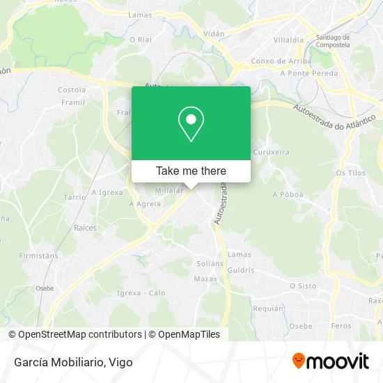 García Mobiliario map
