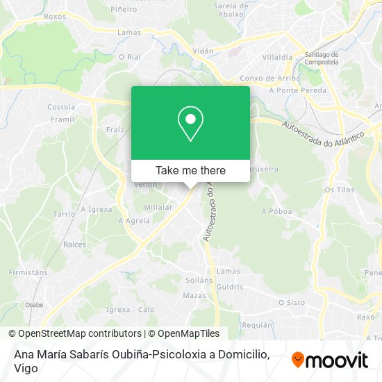 Ana María Sabarís Oubiña-Psicoloxia a Domicilio map