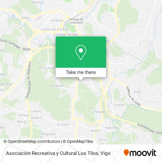 Asociación Recreativa y Cultural Los Tilos map