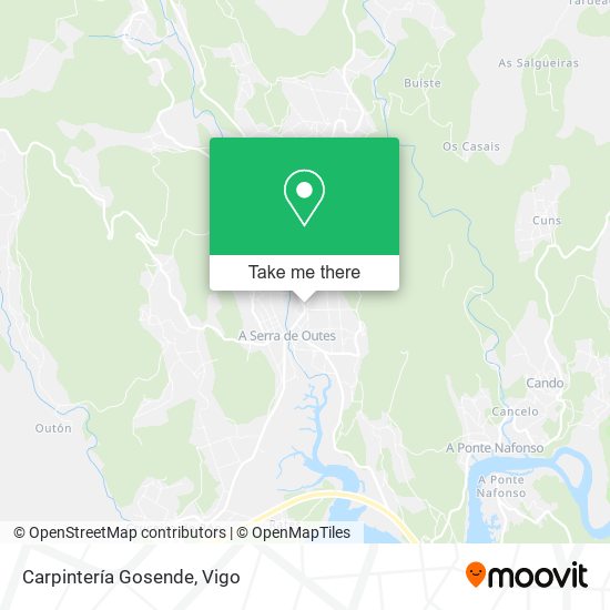 Carpintería Gosende map