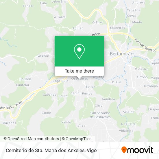 Cemiterio de Sta. María dos Ánxeles map