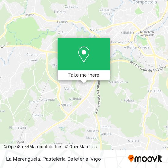 La Merenguela. Pastelería-Cafeteria map