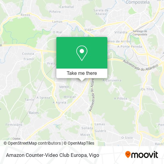 Amazon Counter-Video Club Europa map