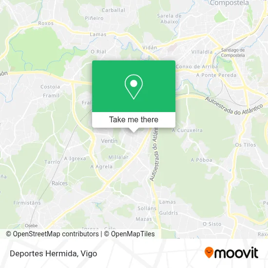 Deportes Hermida map