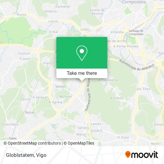 mapa Globlstatem