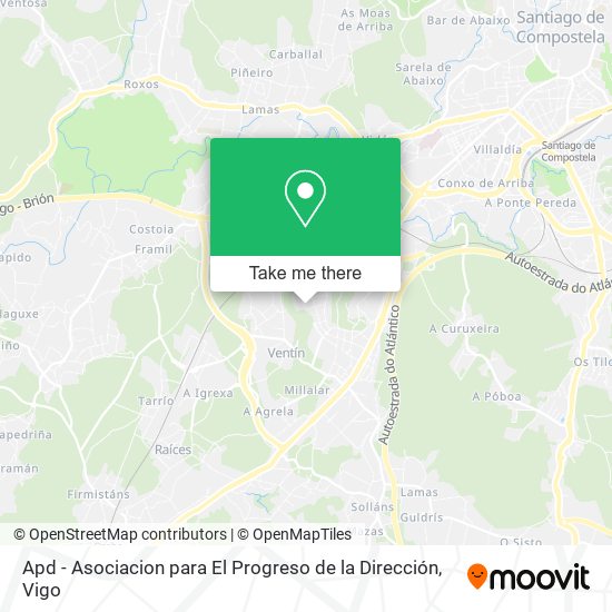 mapa Apd - Asociacion para El Progreso de la Dirección