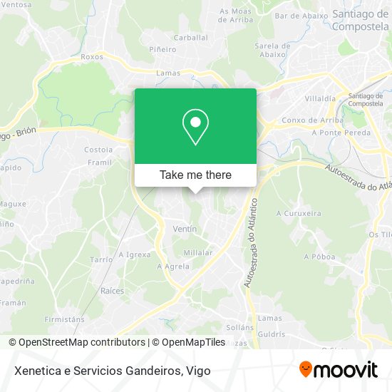 Xenetica e Servicios Gandeiros map