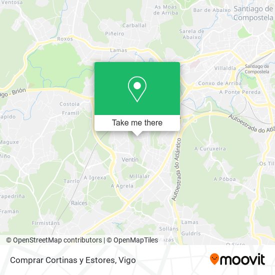 Comprar Cortinas y Estores map