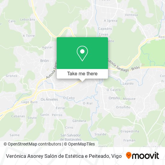 Verónica Asorey Salón de Estética e Peiteado map