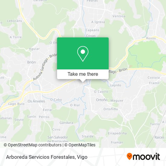 mapa Arboreda Servicios Forestales