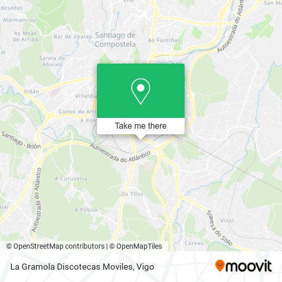 La Gramola Discotecas Moviles map