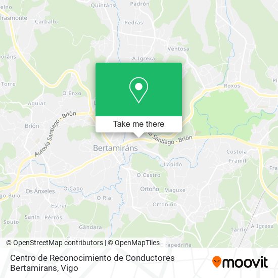 Centro de Reconocimiento de Conductores Bertamirans map