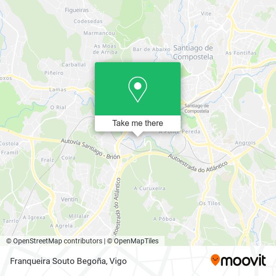 Franqueira Souto Begoña map