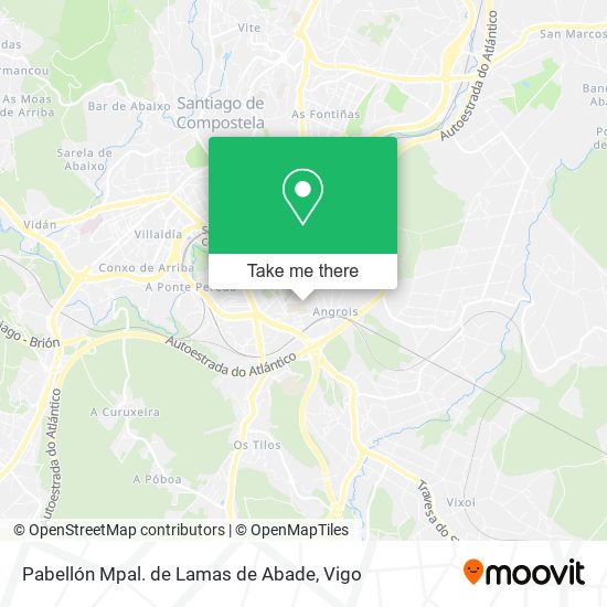 Pabellón Mpal. de Lamas de Abade map