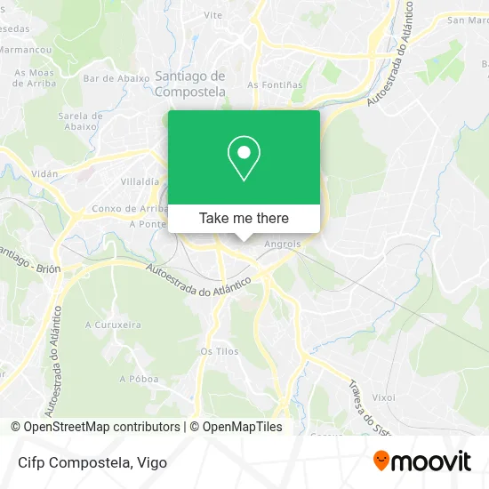 Cifp Compostela map