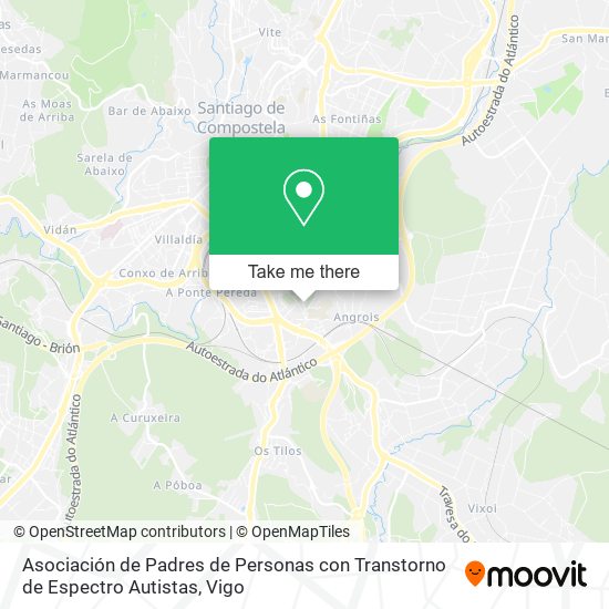 Asociación de Padres de Personas con Transtorno de Espectro Autistas map