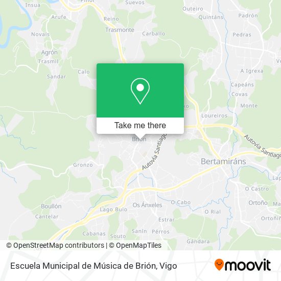 Escuela Municipal de Música de Brión map