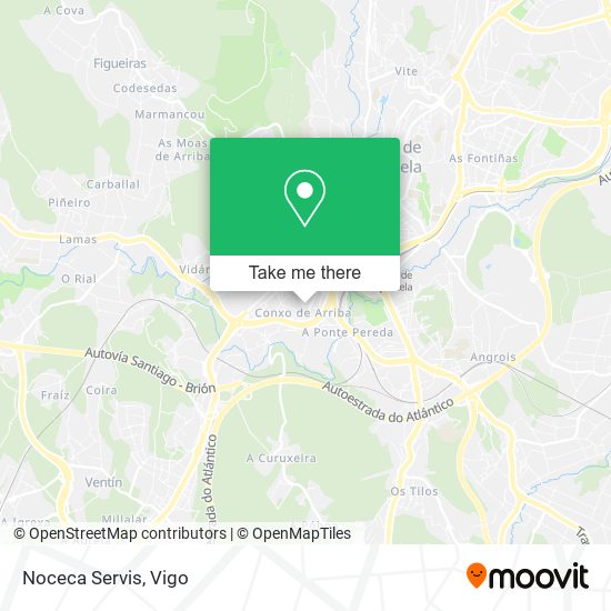 Noceca Servis map