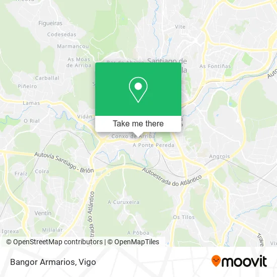 Bangor Armarios map