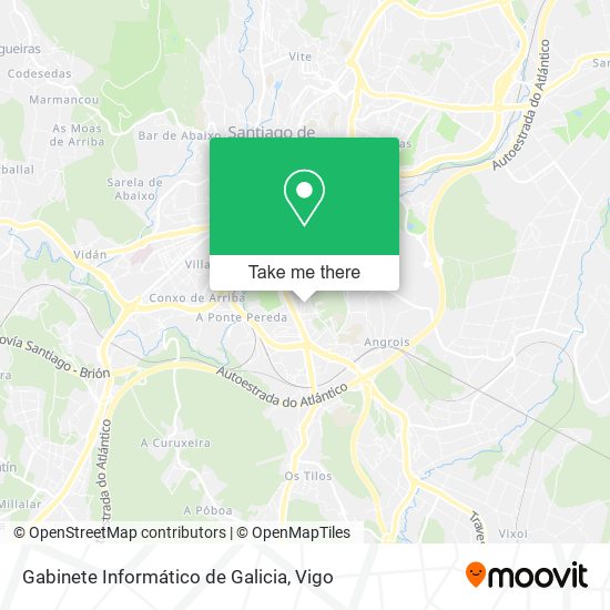 mapa Gabinete Informático de Galicia