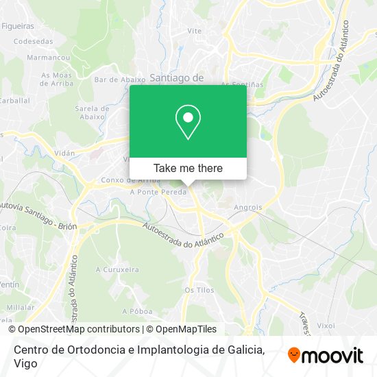 Centro de Ortodoncia e Implantologia de Galicia map