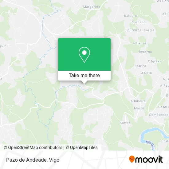 Pazo de Andeade map