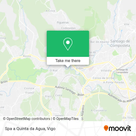 Spa a Quinta da Agua map
