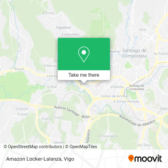 Amazon Locker-Lalanza map