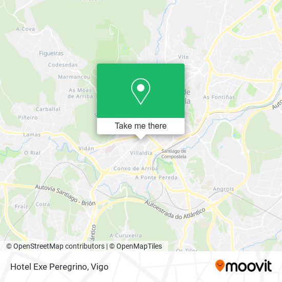 Hotel Exe Peregrino map