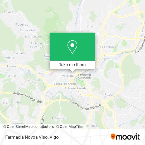 mapa Farmacia Novoa Viso