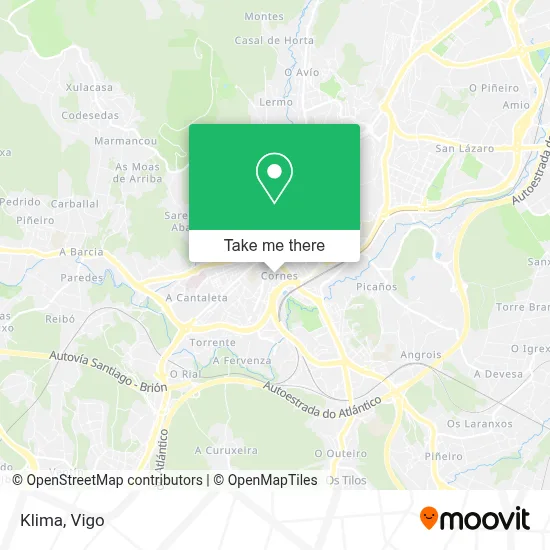 Klima map