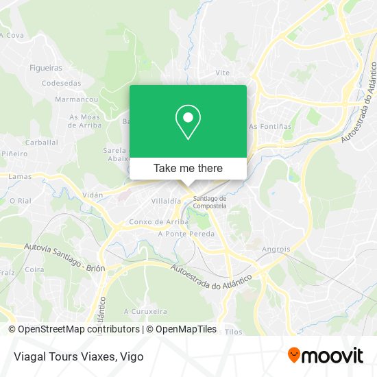 Viagal Tours Viaxes map