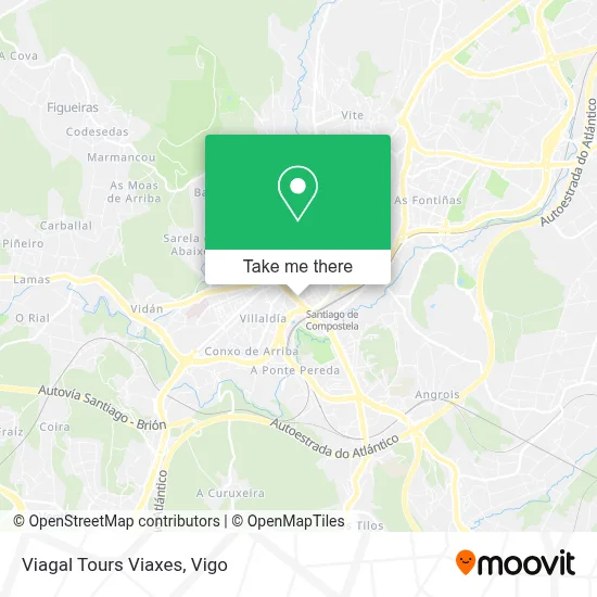 Viagal Tours Viaxes map