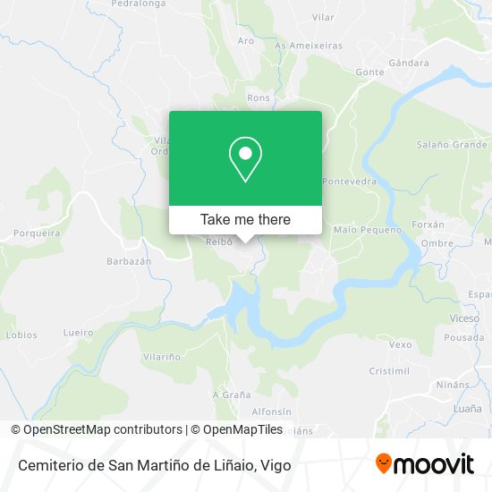 Cemiterio de San Martiño de Liñaio map