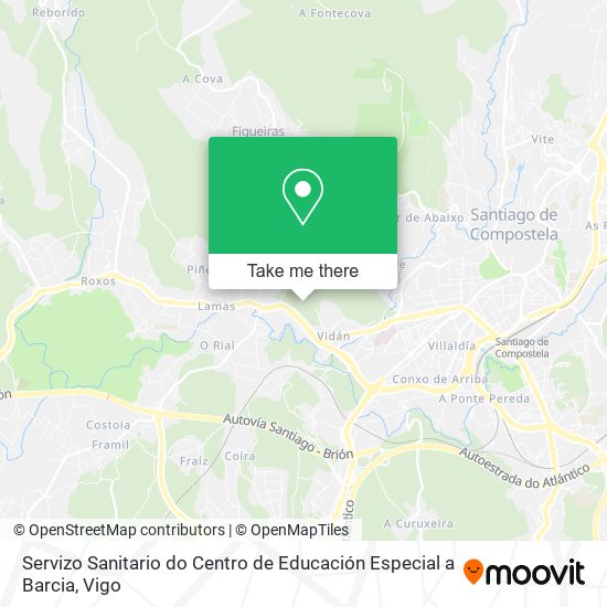 Servizo Sanitario do Centro de Educación Especial a Barcia map