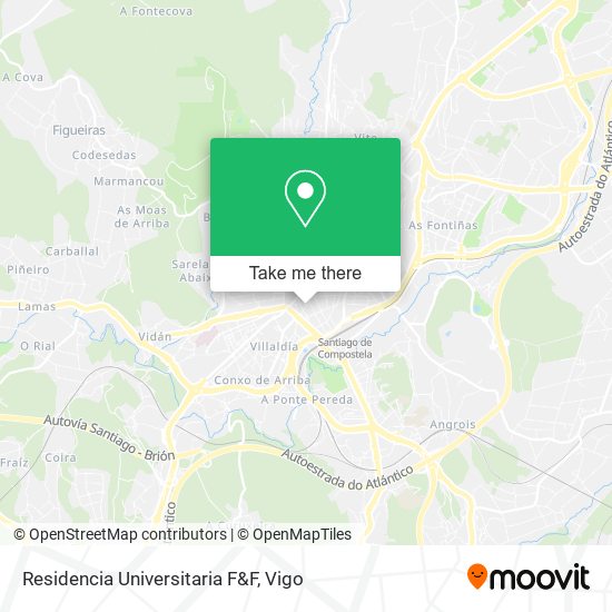 Residencia Universitaria F&F map