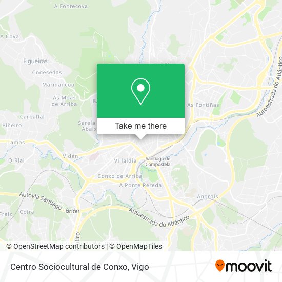 Centro Sociocultural de Conxo map