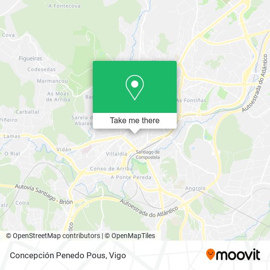 Concepción Penedo Pous map