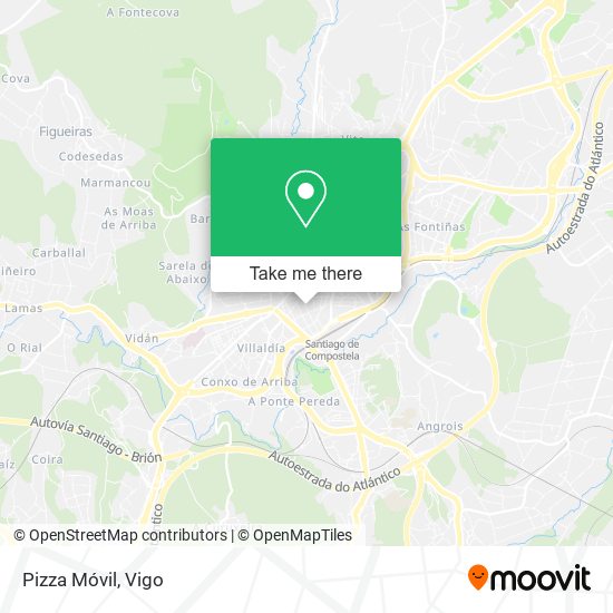 Pizza Móvil map