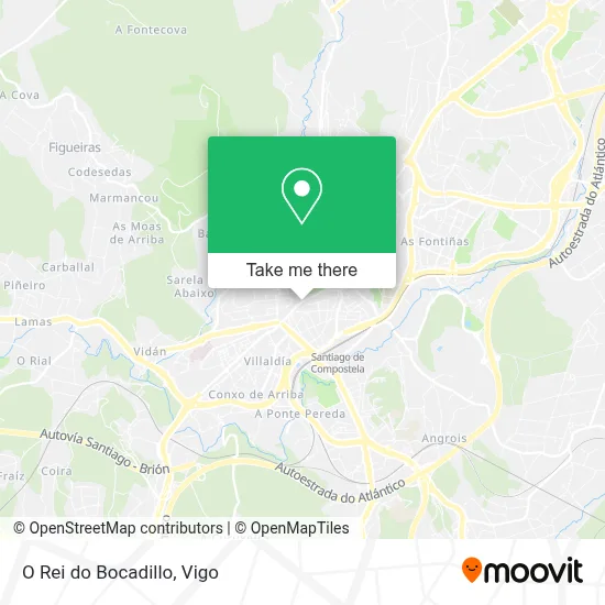 O Rei do Bocadillo map