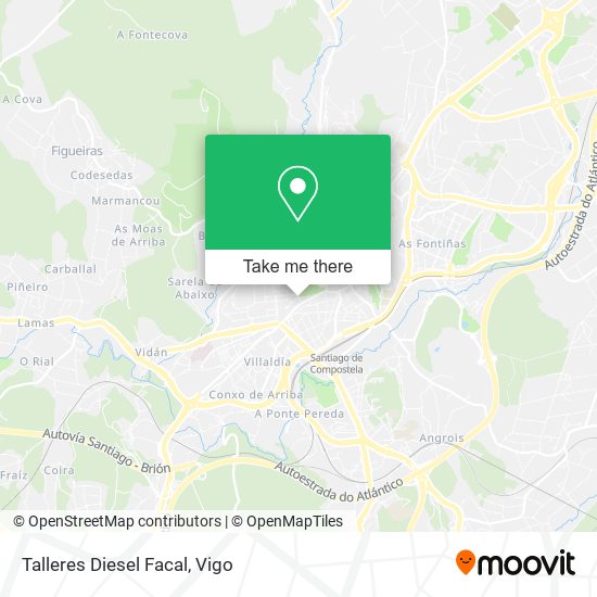 Talleres Diesel Facal map