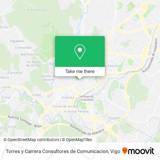 mapa Torres y Carrera Consultores de Comunicacion