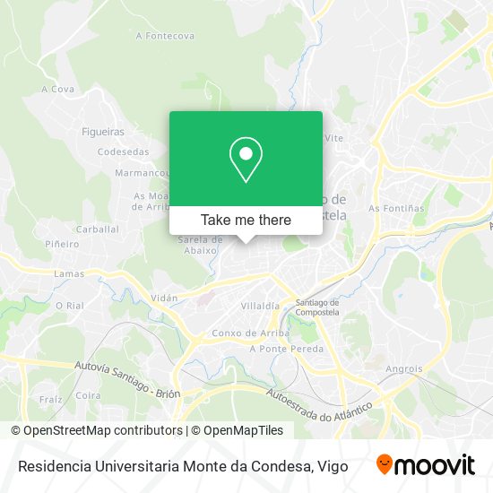 Residencia Universitaria Monte da Condesa map
