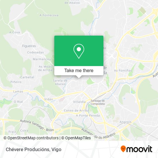 Chévere Producións map